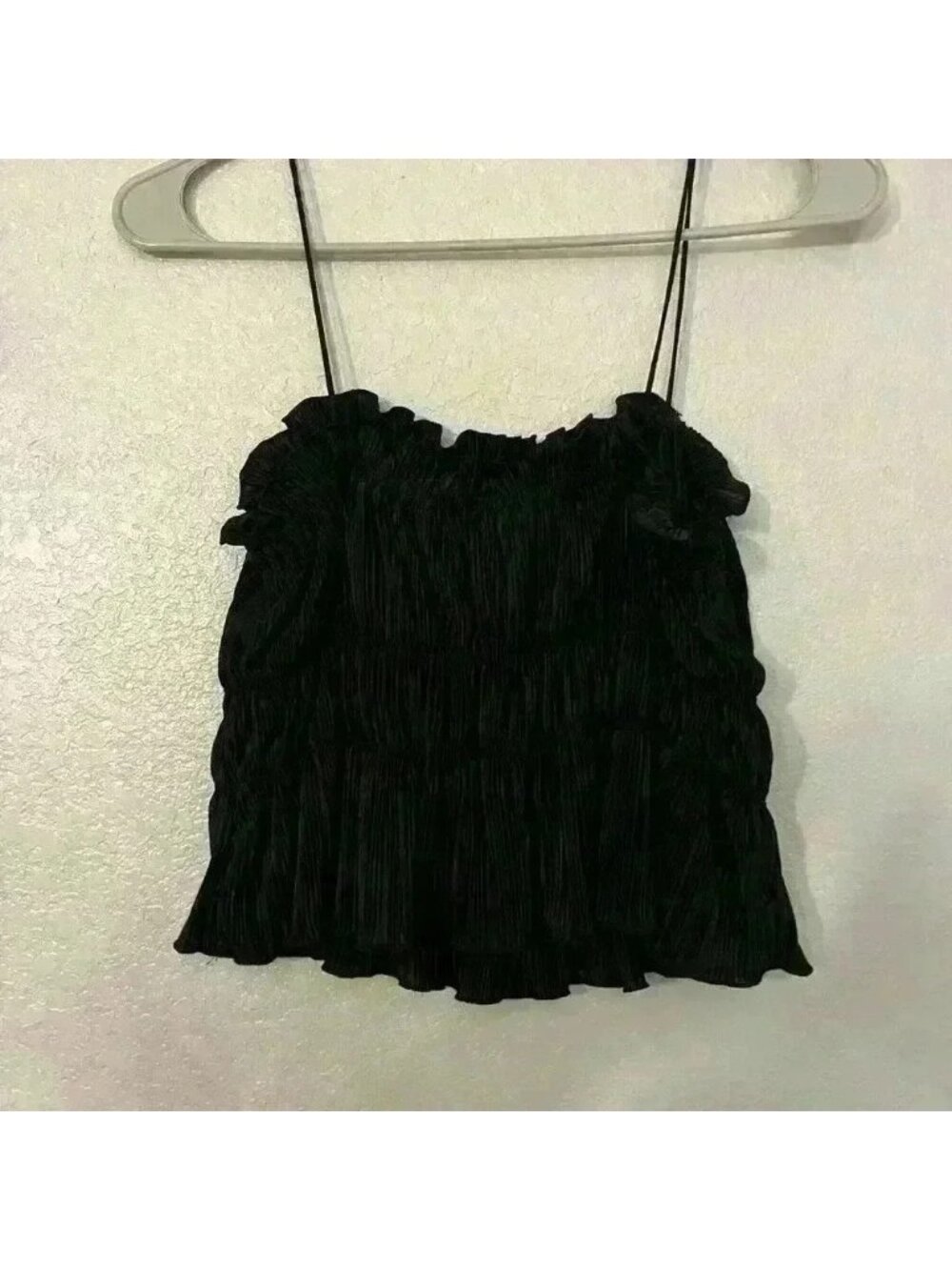 scrunch tank top crop top - Picture 3 of 6